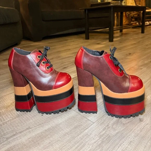 Dollskill Out-of-sight platform oxfords Size 7 - Picture 5 of 10